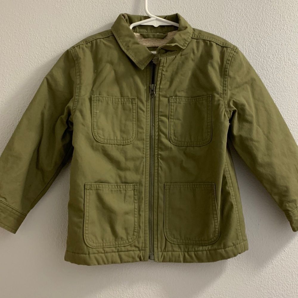 Hanna Anderson Green Unisex Sherpa Lined Coat NWT